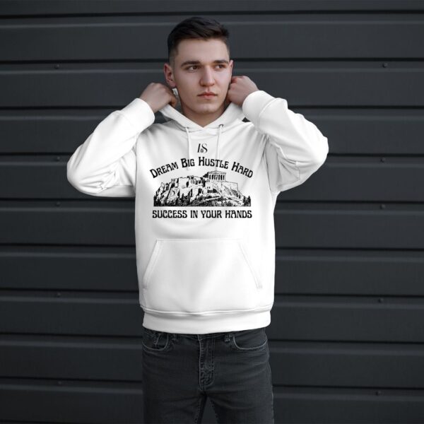 Black and White Dark Photocentric Hoodie